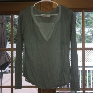 Hunter green long sleeve